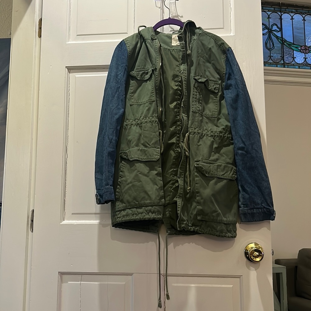 Army green jacket
